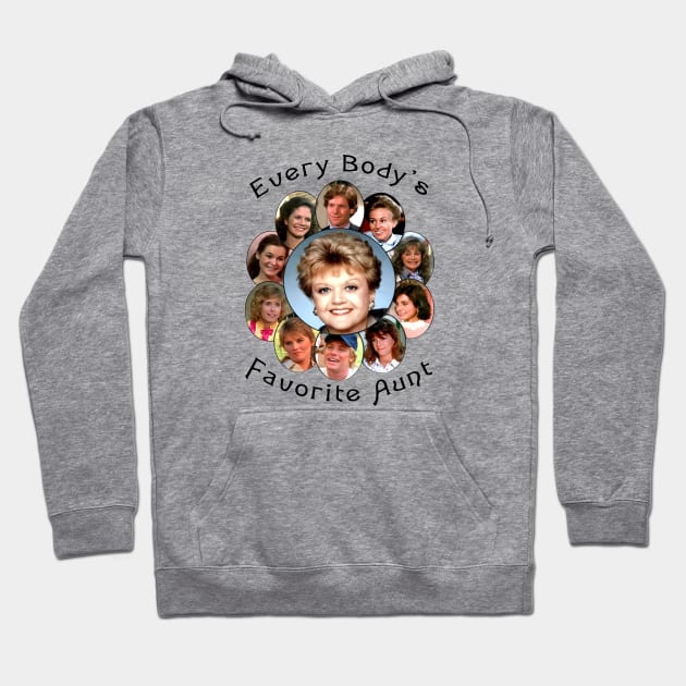 Everybody's Favorite Aunt Jessica Fletcher Angela Lansbury Vintage Hoodie by Hoang Bich